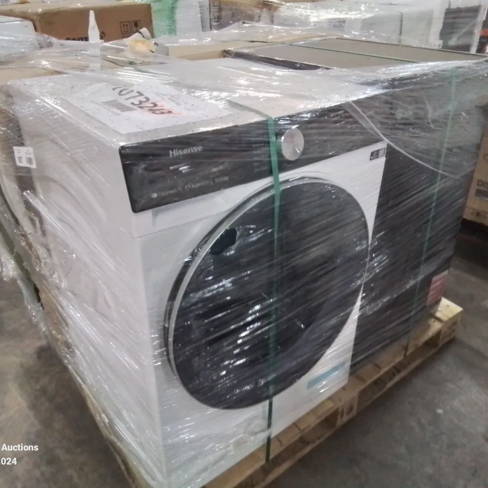 PALLET OF APPROXIMATELY 4 UNPROCESSED RAW RETURN WHITE GOODS TO INCLUDE;