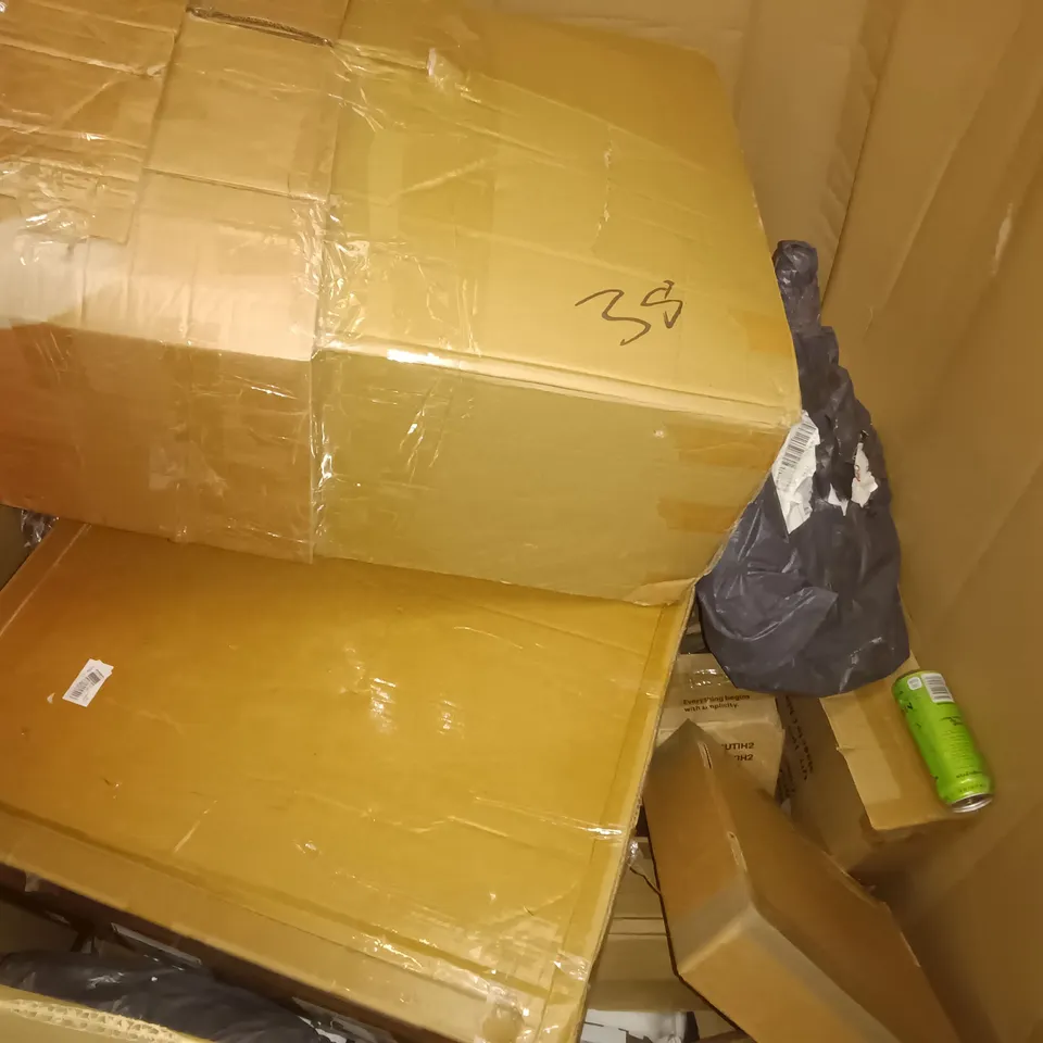 PALLET OF ASSORTED ITEMS TO INCLUDE BOXED COOKPAD, UNDERSINK WATER FILTRATION AND BODEN CLOTHING