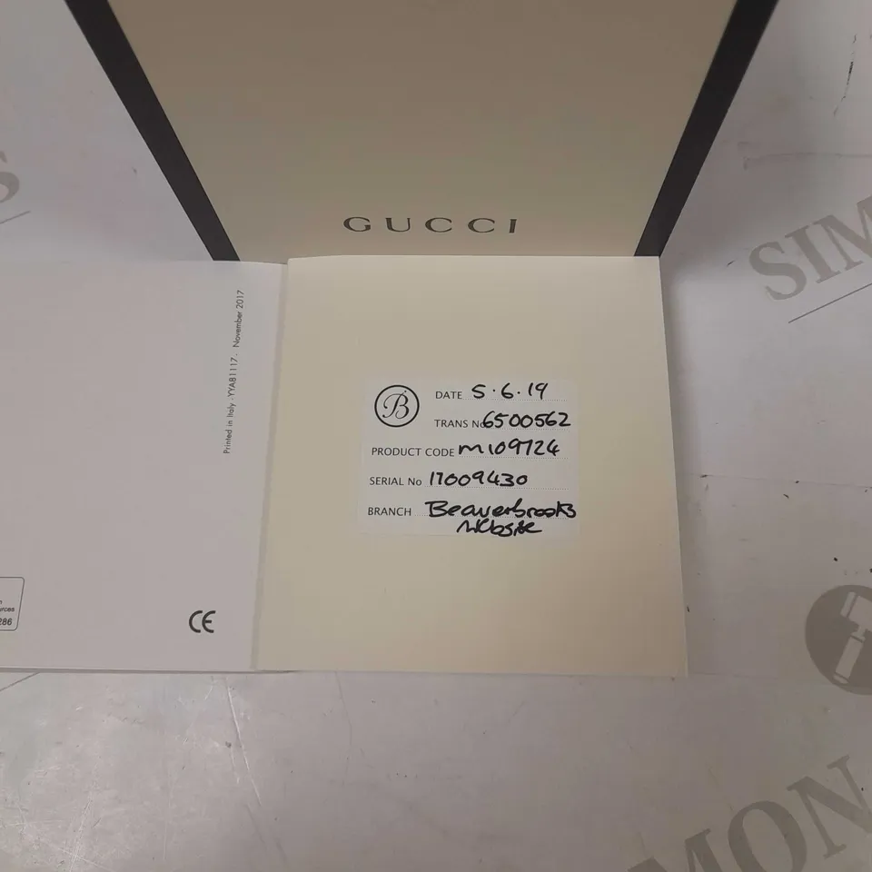 GUCCI G-TIMELESS MOTHER OF PEARL DIAL LADY'S WATCH