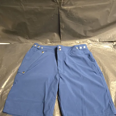 AQUANAUTIA LONDON BLUE SHORTS WITH WATERPROOF POCKET – XS
