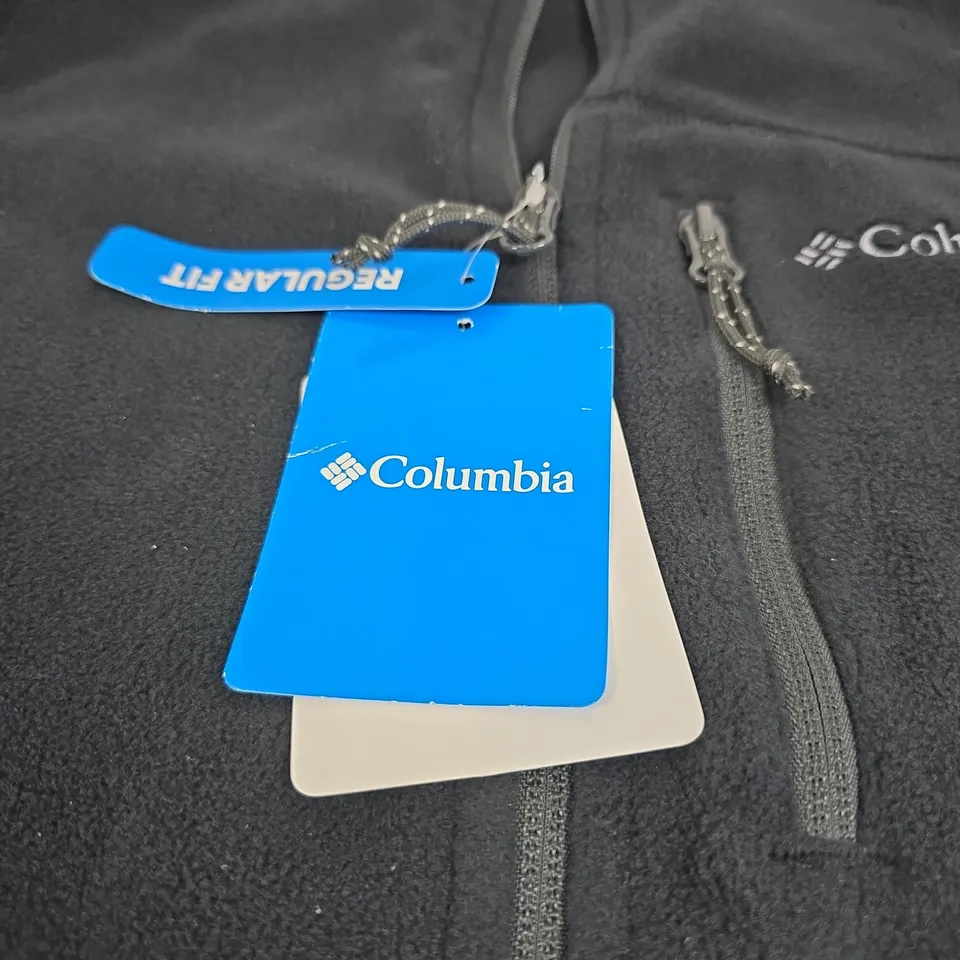COLUMBIA FAST TREK II FULL ZIP FLEECE JACKET, BLACK, UK XXL MEN'S