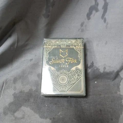 approximately 10x Silver Fox Tools Playing Cards 
