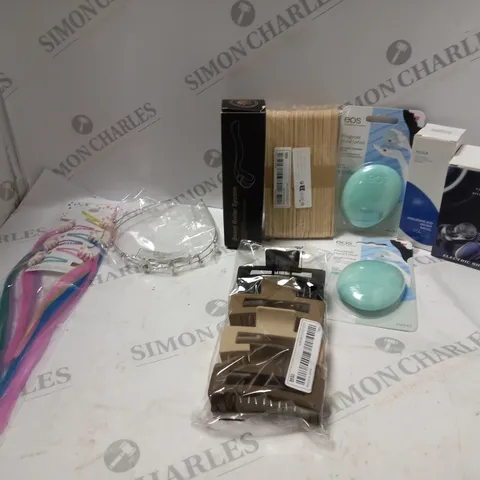 LOT OF HOUSEHOLD ITEMS TO INCLUDE ELECTRIC SHAVER, ETC