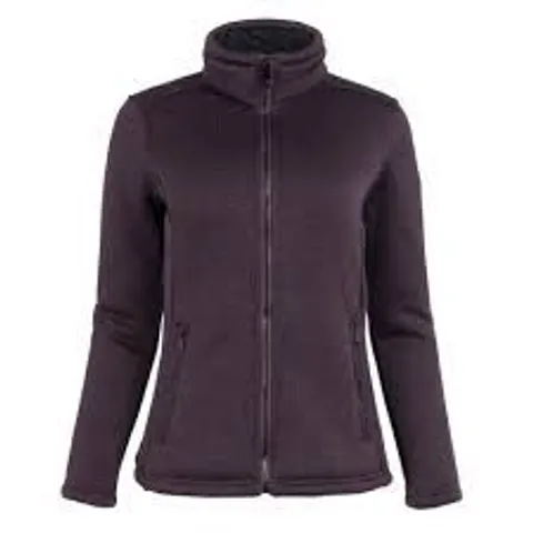 BRAND NEW REGATTA RAZIA II WOMENS FULL ZIP FLEECE IN PLUM - SIZE 16