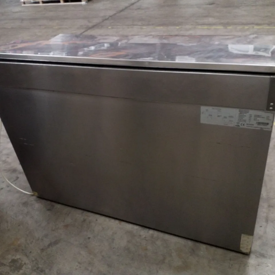 POLAR G605 REFIGERATED COUNTER 3 DOOR WITH PREP GANTRY