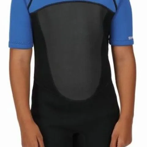 REGATTA KIDS CHILDRENS SHORTY OUTDOOR SURFING WATERSPORTS BACK ZIP WETSUIT 9-10 YEARS