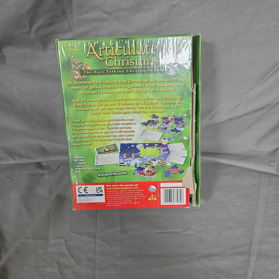 ARTICULATE! CHRISTMAS – THE FAST TALKING CHRISTMAS GAME (DRUMOND PARK) –