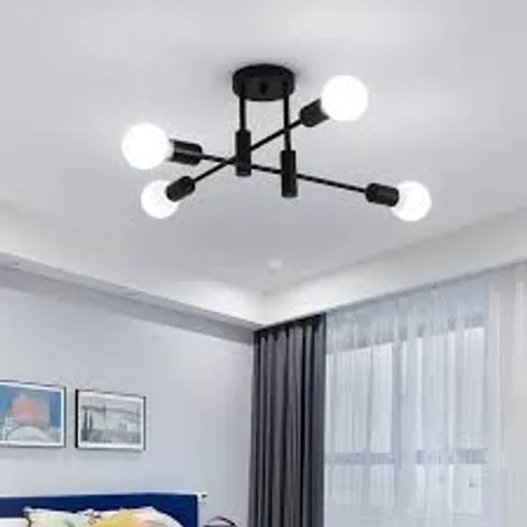 BOXED COBLITZ 4-LIGHT SPUTNIK CHANDELIER (1 BOX)