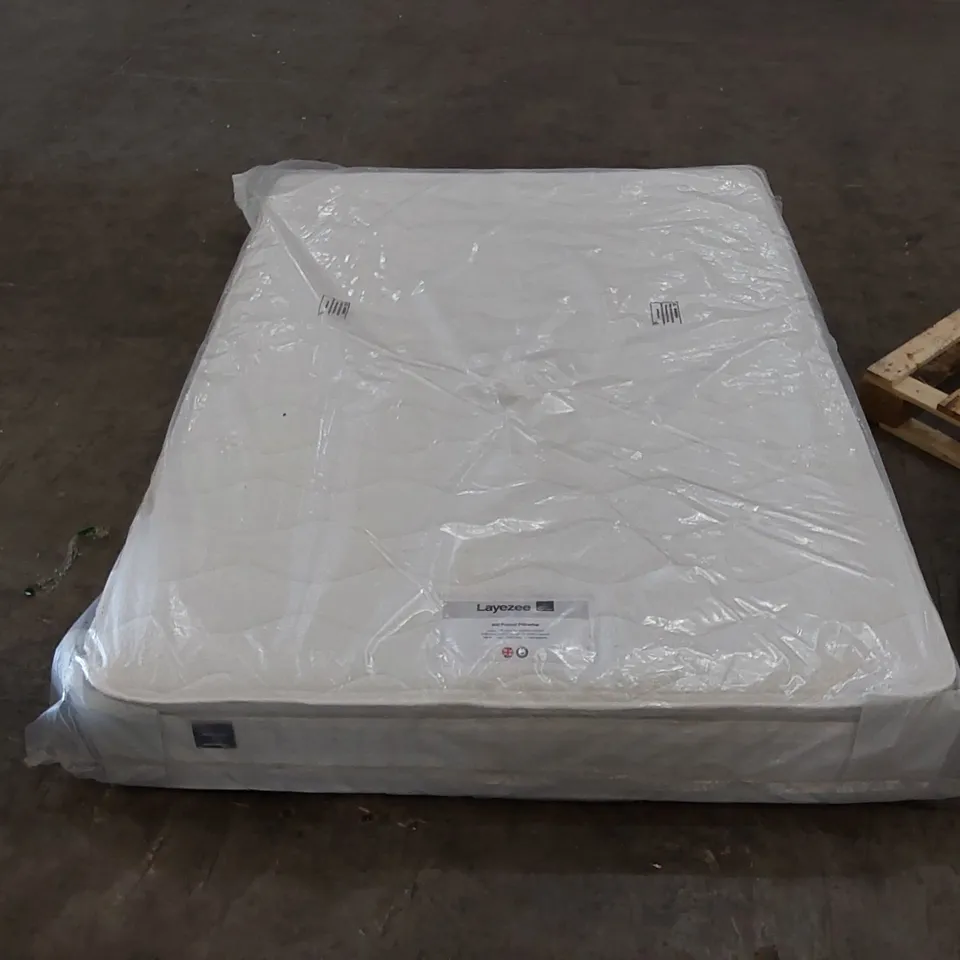 BAGGED LAYZEE 5' KING 800 POCKET PILLOW TOP MATTRESS 