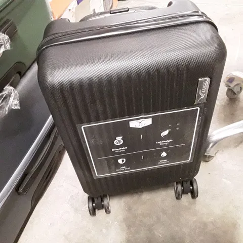 UNBOXED KEPLIN LUGG SMALL SIZE TRAVEL LUGGAGE WITH WHEELS BLACK COLOUR