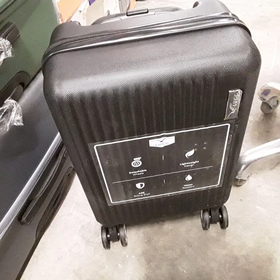 UNBOXED KEPLIN LUGG SMALL SIZE TRAVEL LUGGAGE WITH WHEELS BLACK COLOUR