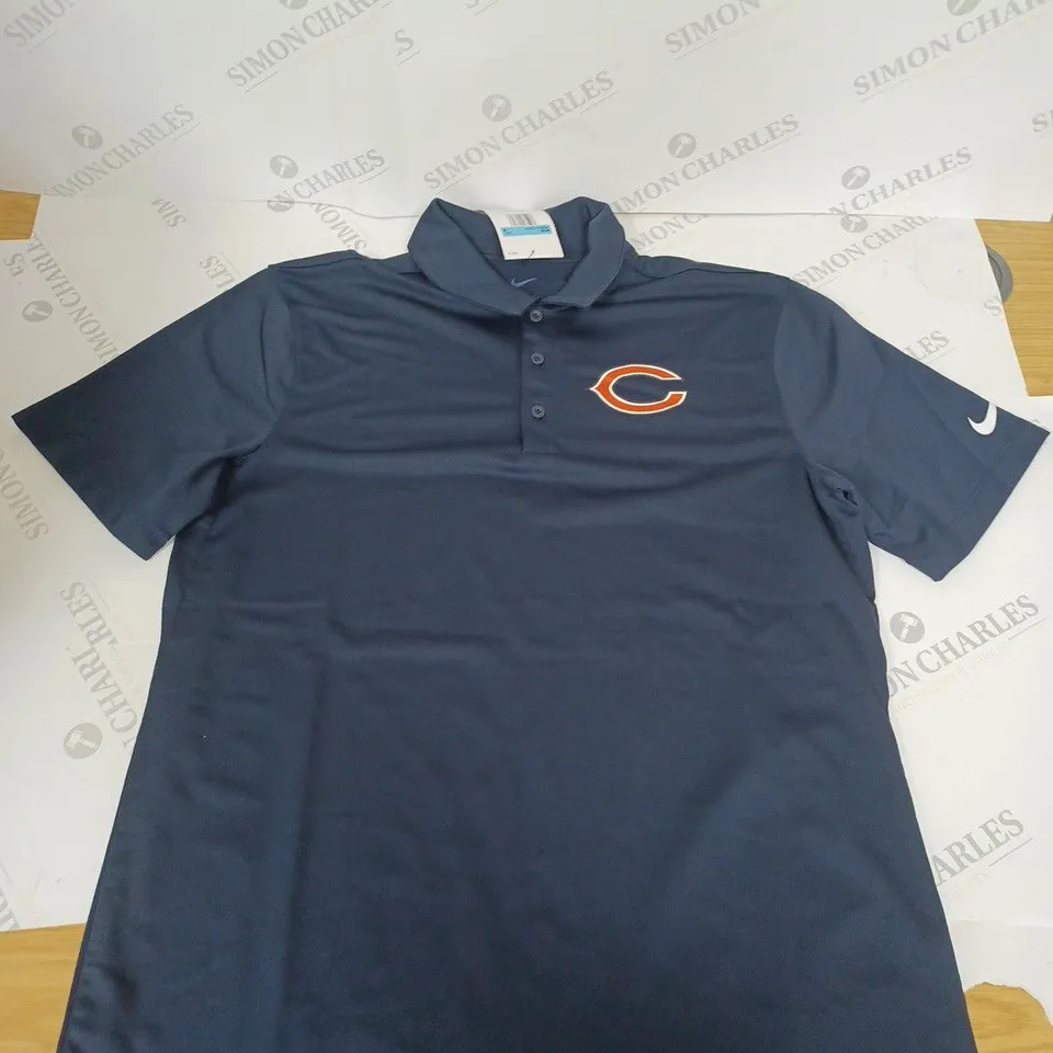 NIKE CHICAGO BEARS POLO SHIRT SIZE M