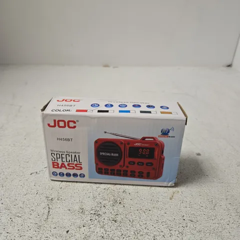 JOC H456BT WIRELESS SPEAKER – SPECIAL BASS (BOXED)