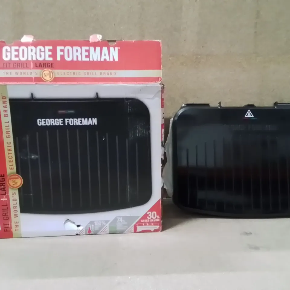 BOXED GEORGE FOREMAN FIT GRILL LARGE