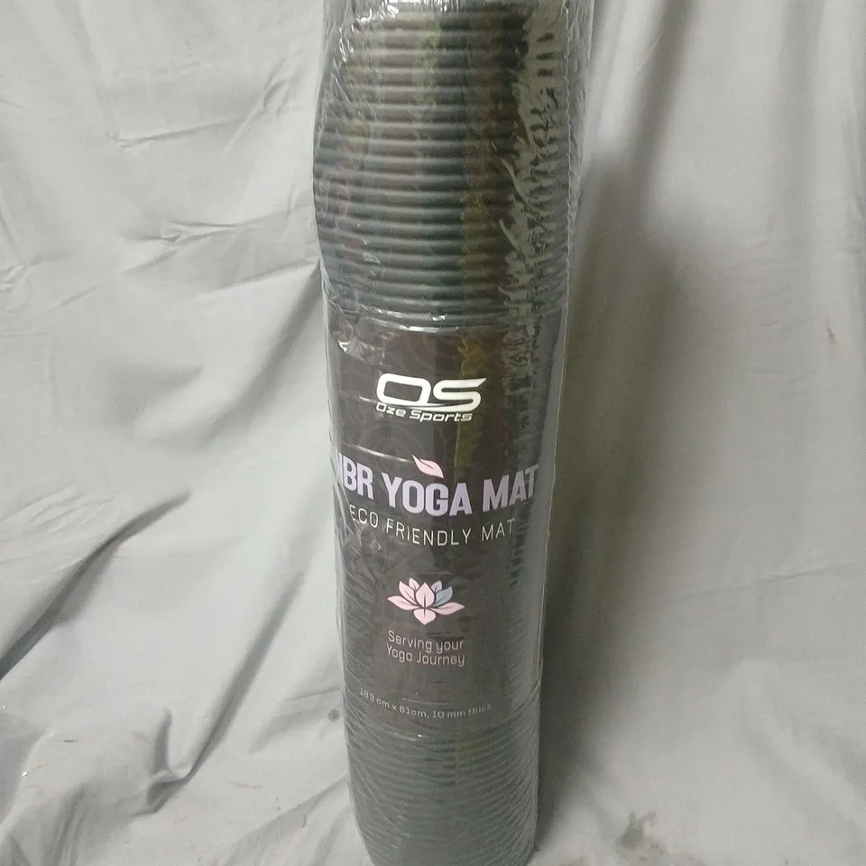 OZE SPORTS NBR YOGA MAT IN BLACK
