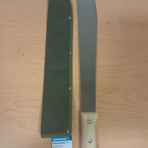 SILVERLINE 590MM MACHETE & SHEATH 