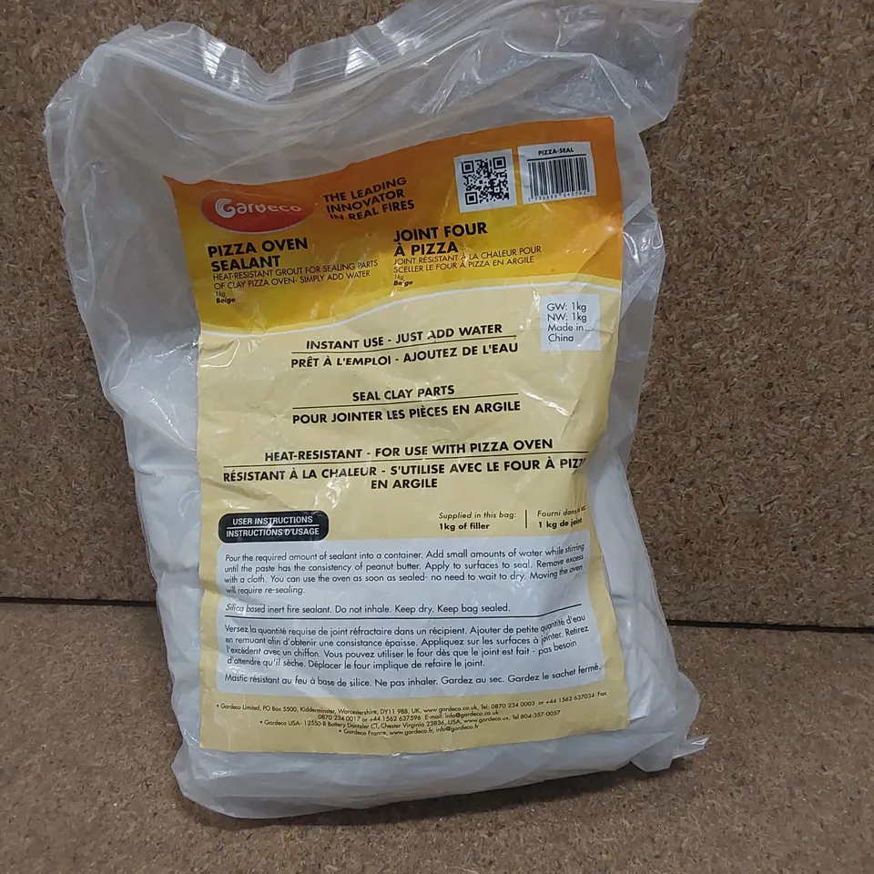 BAGGED PIZZA OVEN SEALANT