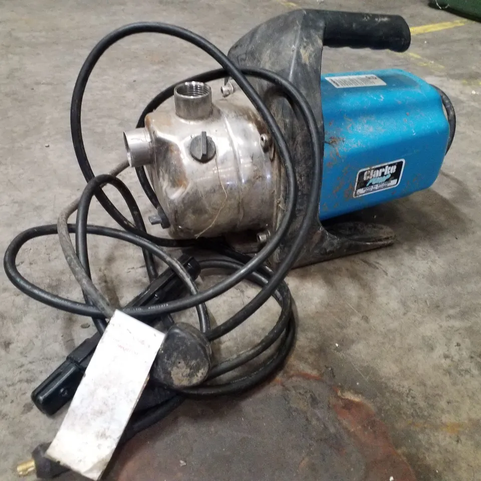 CLARKE SPE1200SS 1? SELF PRIMING STAINLESS STEEL PUMP