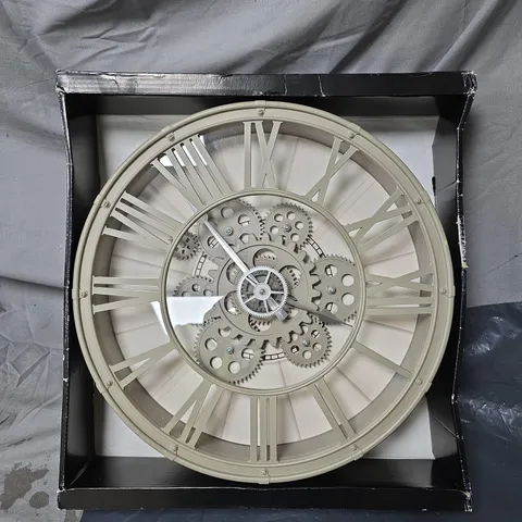 WALL CLOCK 38.7 X 7.5CM