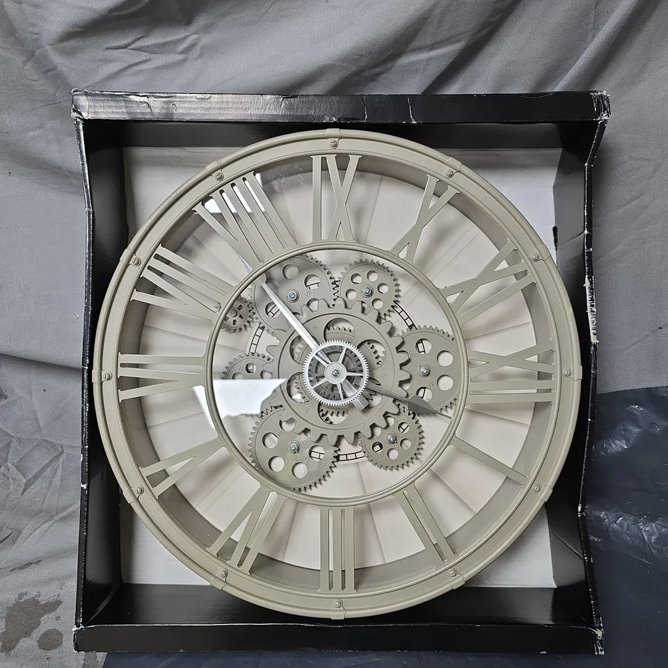 WALL CLOCK 38.7 X 7.5CM