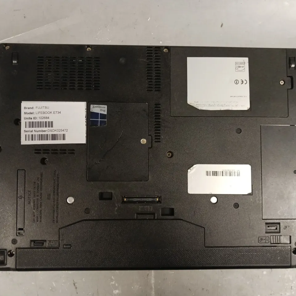 FUJITSU LIFEBOOK E734 LAPTOP