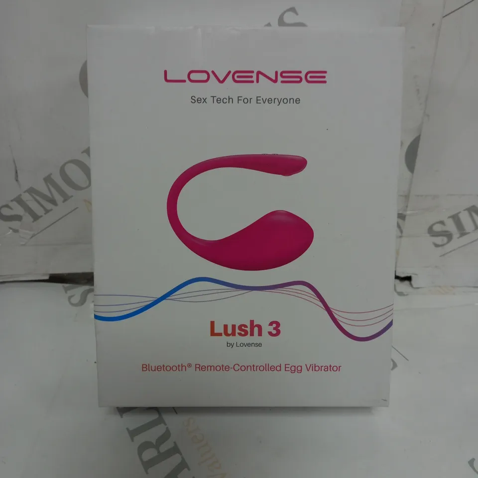 BOXED LOVENESE LUSH 3 BLUETOOTH REMOTE EGG VIBRATOR