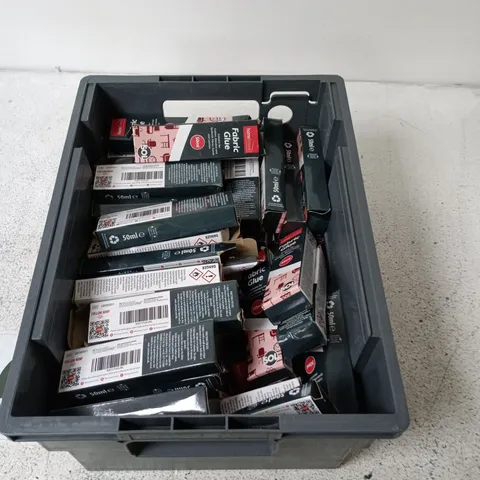 APPROXIMATELY 20 SMALL BOXES, EACH CONTAINING 50ML OF FABRIC GLUE