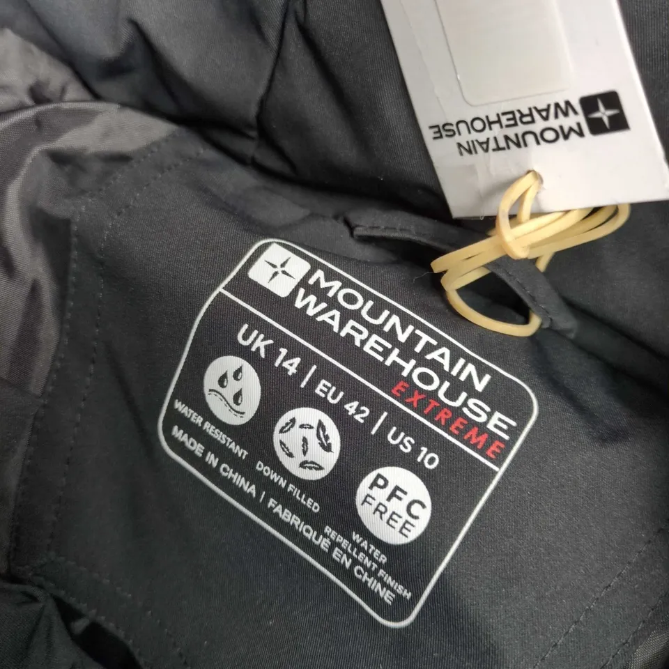 MOUNTAIN WAREHOUSE WOMEN'S DOWN JACKET (COSY WRAP II) – UK 14, BLACK