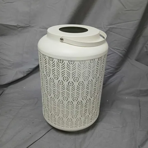 GARDEN REFLECTIONS FRETWORK LARGE SOLAR LANTERN
