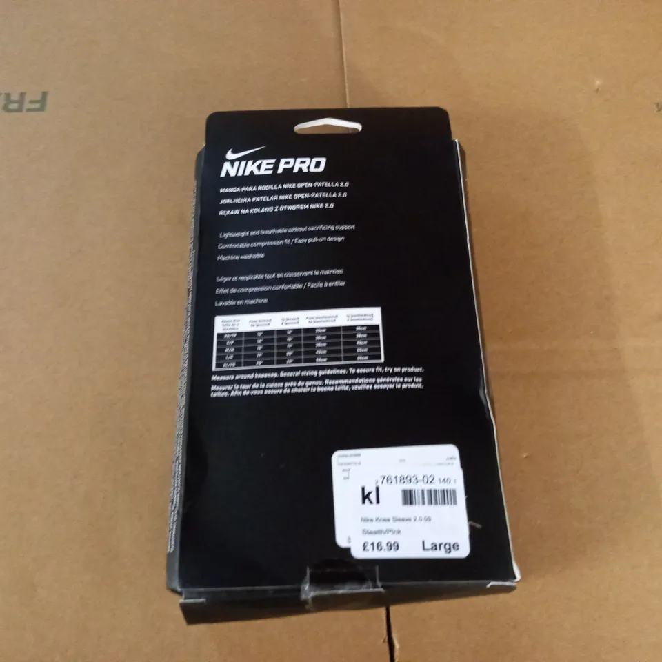 NIKE PRO OPEN PATELLA KNEE SLEEVE 2.0 - L/G