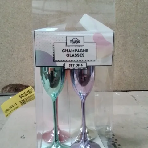 BOXED 4PK 180ML FLUTE GLASSES