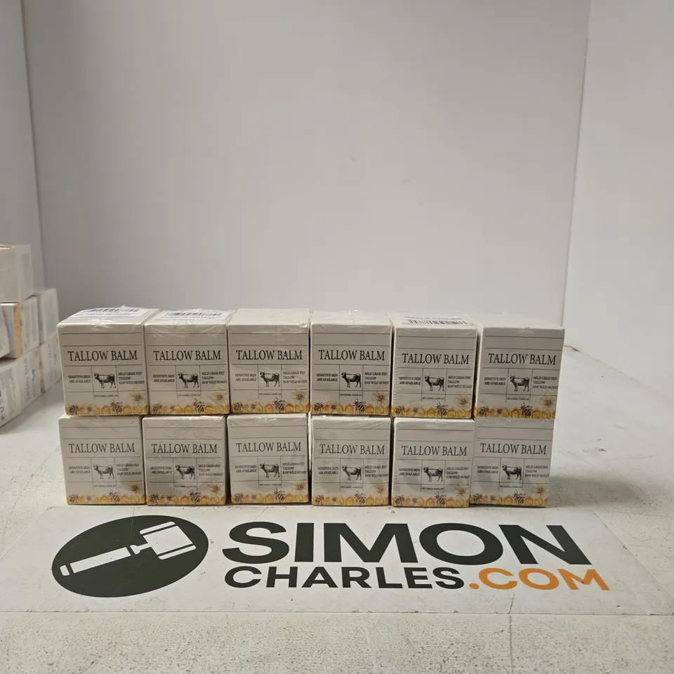 TALLOW BALM – SKINCARE BALM, BOXED (12 BOXES SHOWN)