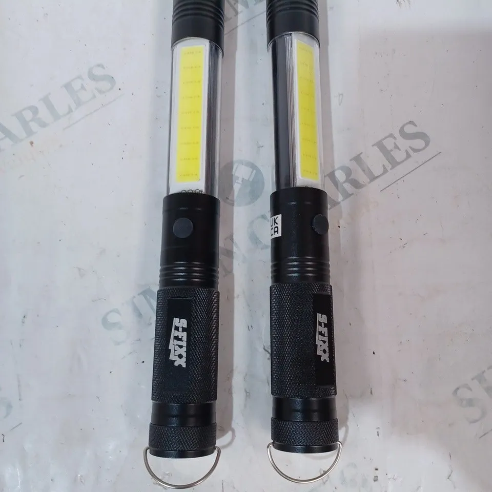 SET OF 2 LED TOURCH BLACK