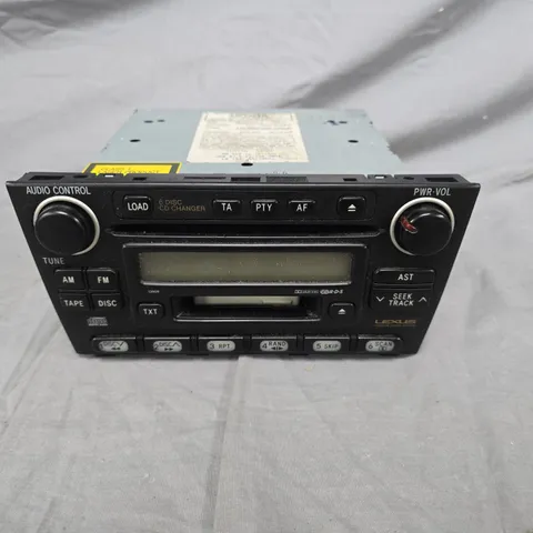 Lexus OEM car stereo head unit – Toyota part 86120-53180 (Fujitsu Ten)