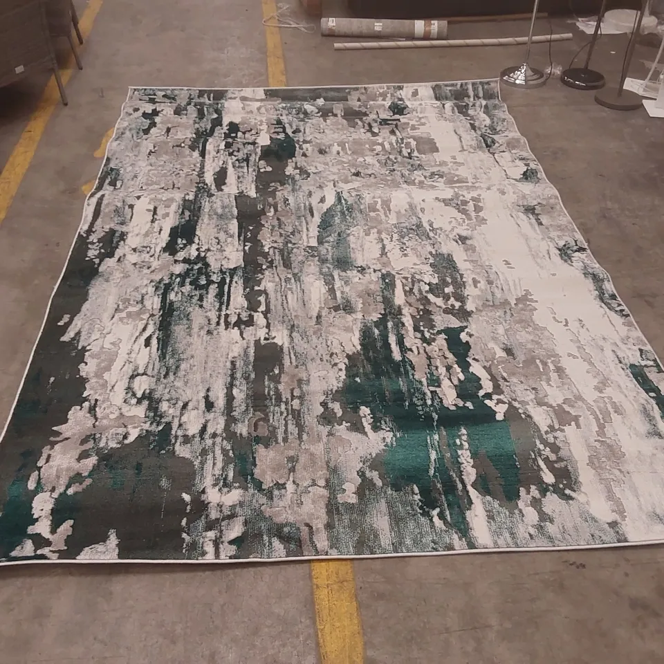 THINK RUGS APOLLO GREY RUG - 200 x 290cm