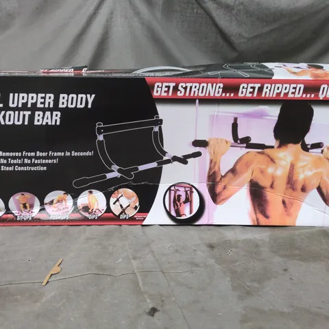 TOTAL UPPER BODY WORKOUT BAR – BOXED EXERCISE PULL-UP BAR