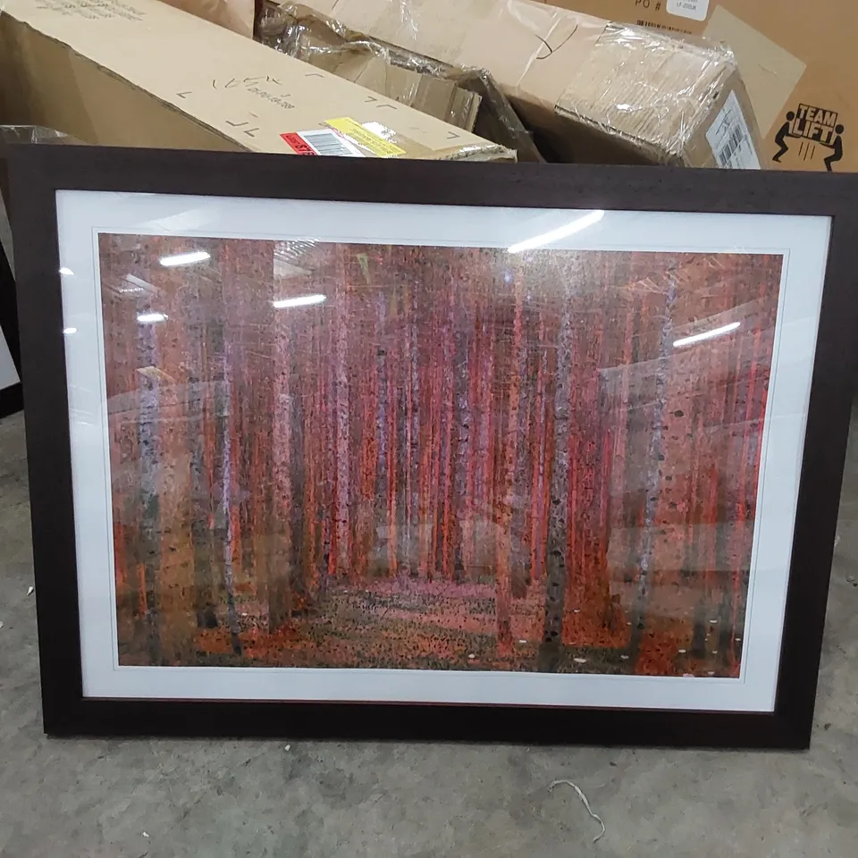 PINE TREE FOREST BY GUSTAV KLIMT - FRAMED PICTURE PRINT