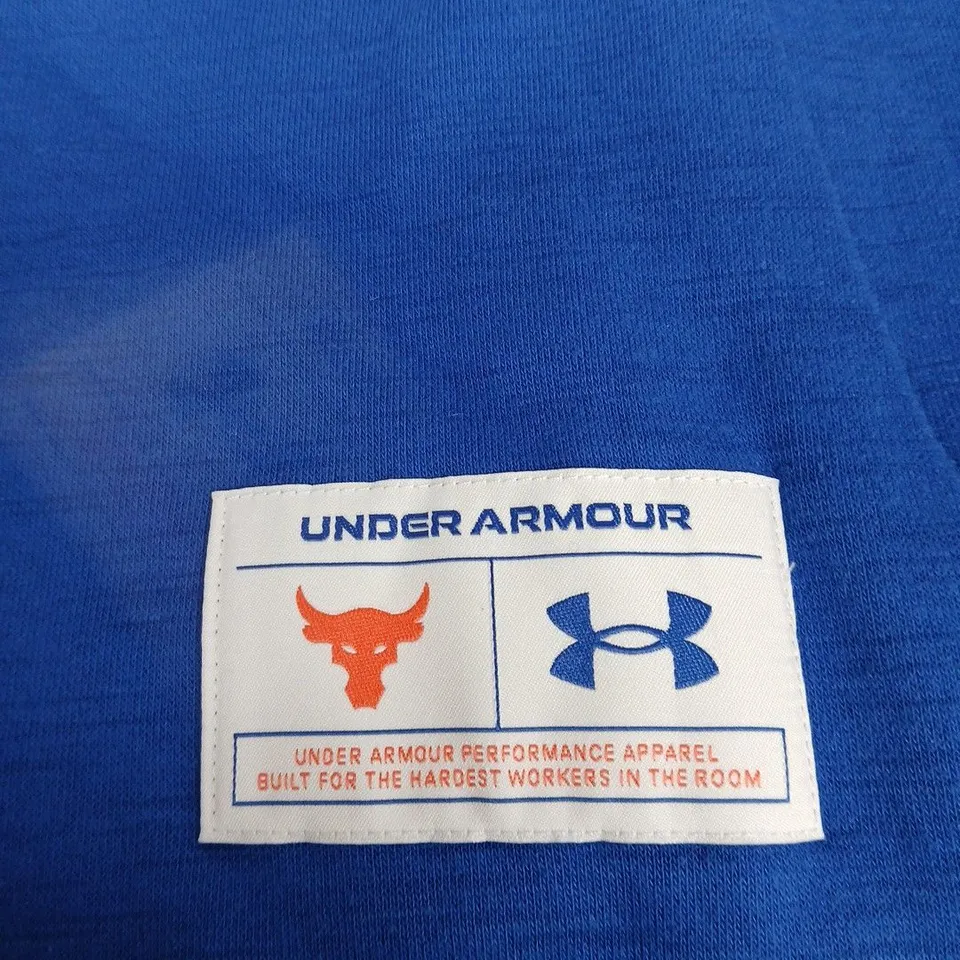 UNDER ARMOUR PROJECT ROCK SLEEVELESS HOODIE - SIZE M