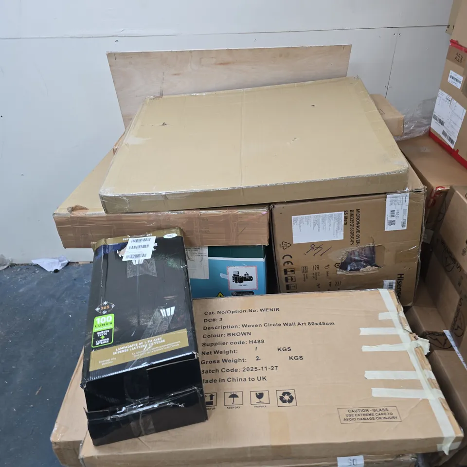 PALLET OF APPROXIMATELY 10 ASSORTED DAMAGED ITEMS 