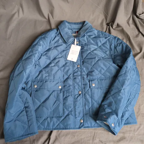 TOMMY HILFIGER QUILTED PADDED JACKET – LIGHT BLUE, XL