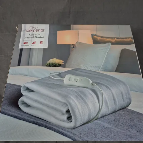 FINE ELEMENTS KING SIZE HEATED BLANKET – ELECTRIC BLANKET