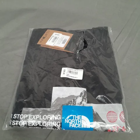 BAGGED THE NORTH FACE MOUNTAIN FRONT TEE IN BLACK SIZE XXL