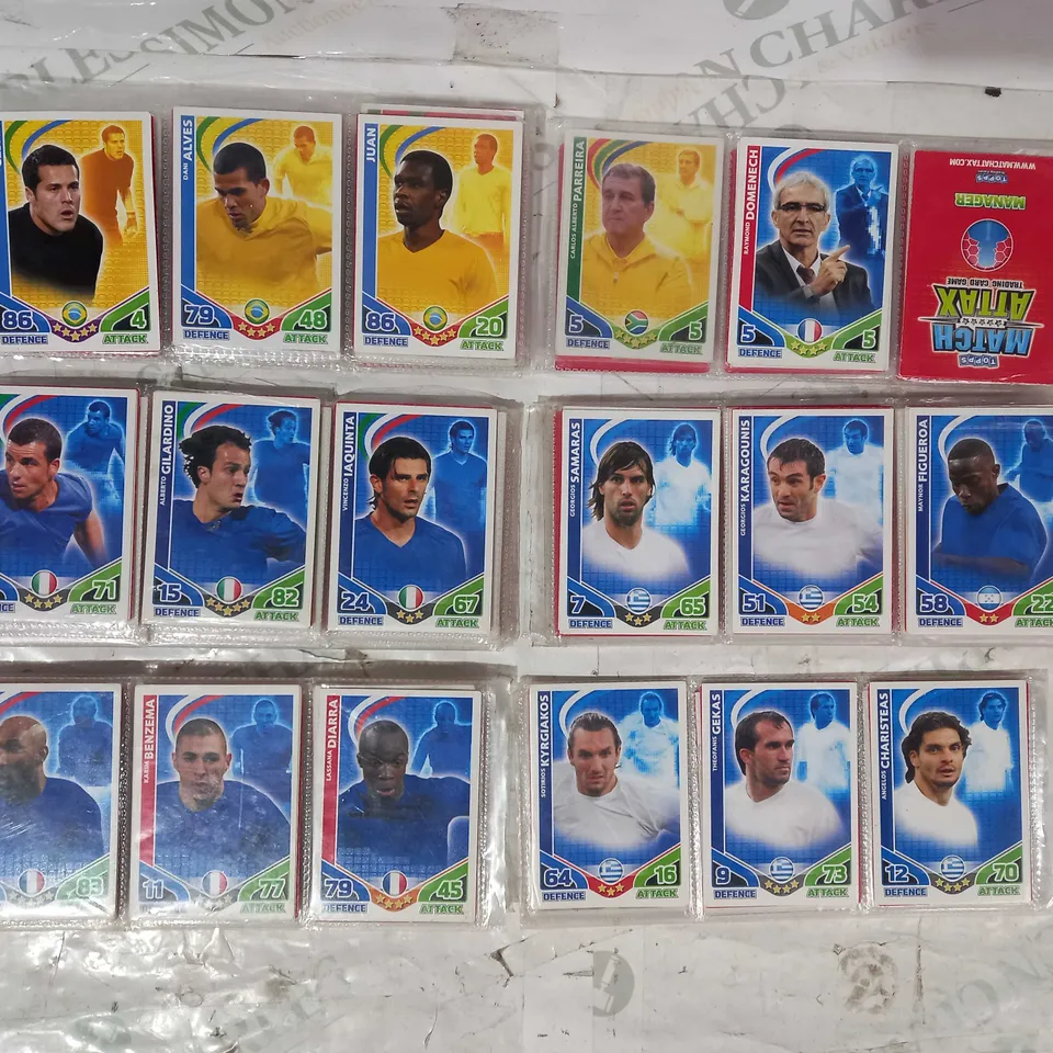 LOT OF ASSORTED TOPPS MATCH ATTAX TRADING CARDS