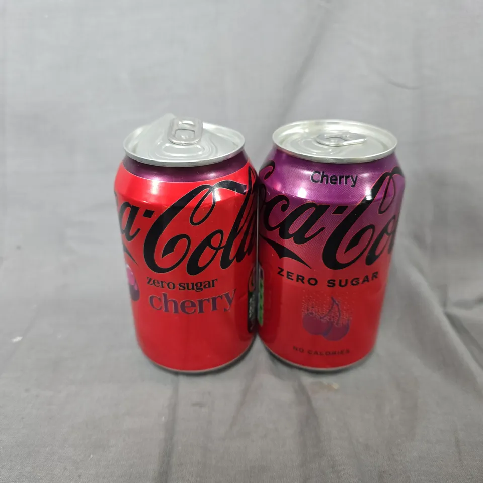 APPROXIMATELY 15 COCA COLA CHERRY ZERO SUGAR CANS 