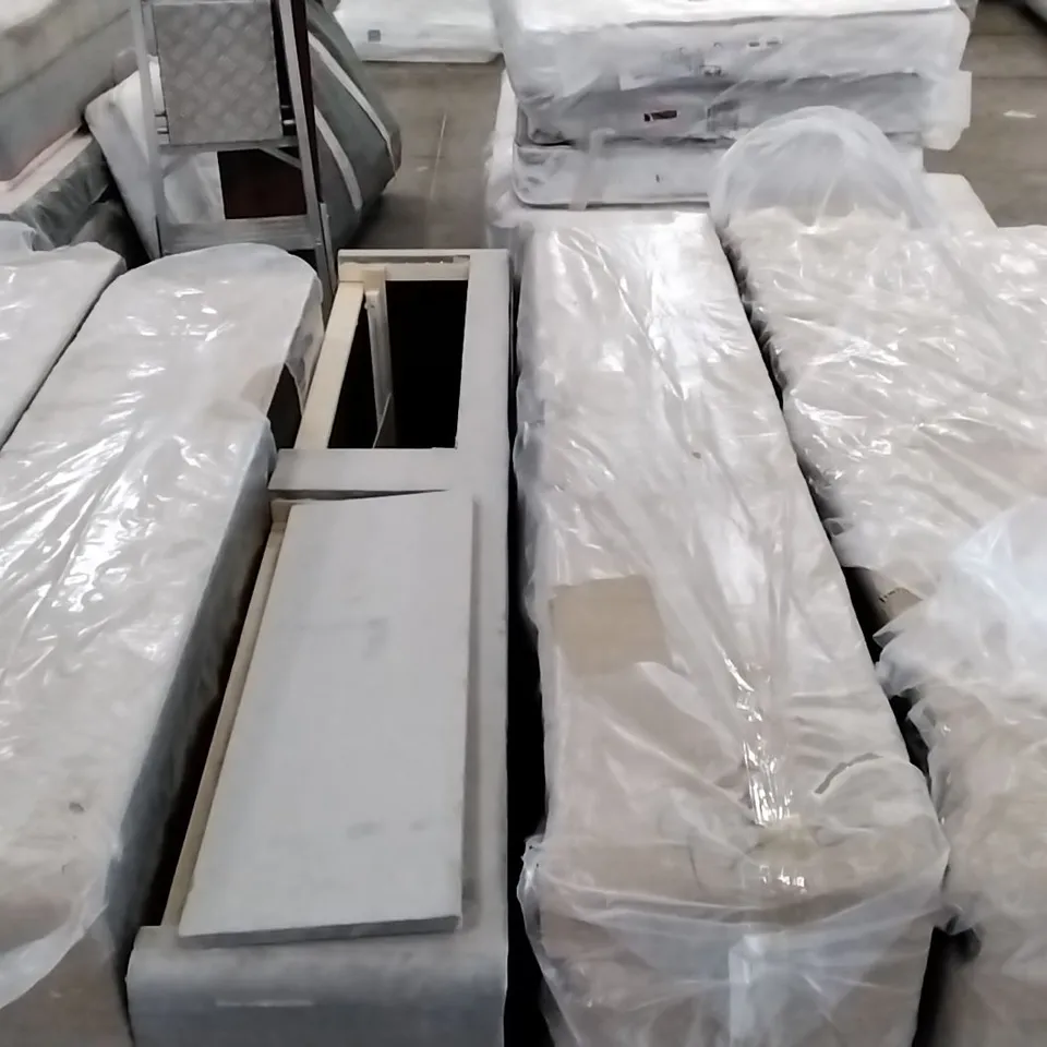 APPROXIMATELY 6 ASSORTED BED BASES IN VARYING SIZES AND COLOURS