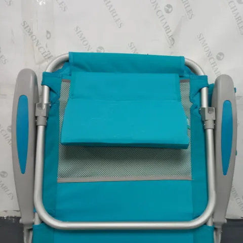 WE JOY TURQUOISE CAMPING CHAIR