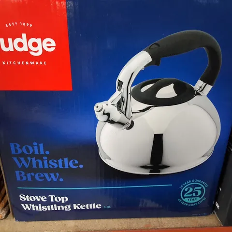 BOXED JUDGE STOVETOP WHITTLING KETTLE, 3L