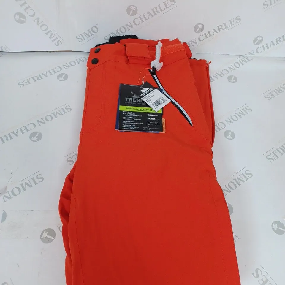 TRESPASS PITSTOP MALE TROUSERS SIZE XS