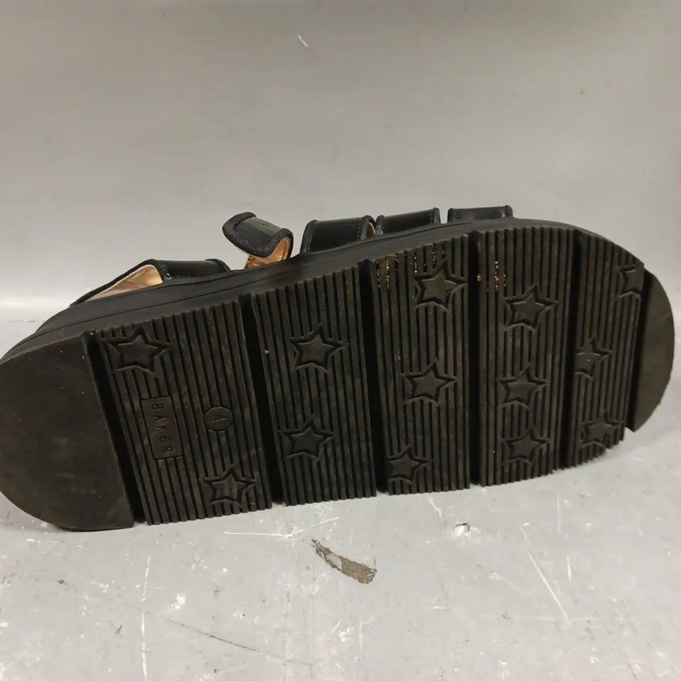 TED BAKER OLDER GIRLS CHUNKY GLADIATOR - BLACK - SIZE 4 OLDER