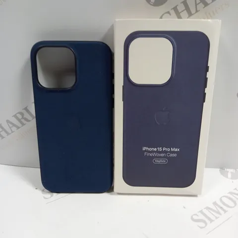 BOXED APPLE IPHONE 15 PRO MAX FINE WOVEN MAGSAFE PROTECTIVE CASE 